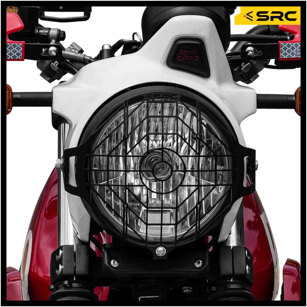 HEADLIGH GUARD SRC FOR ROYAL ENFIELD SCRAM 411