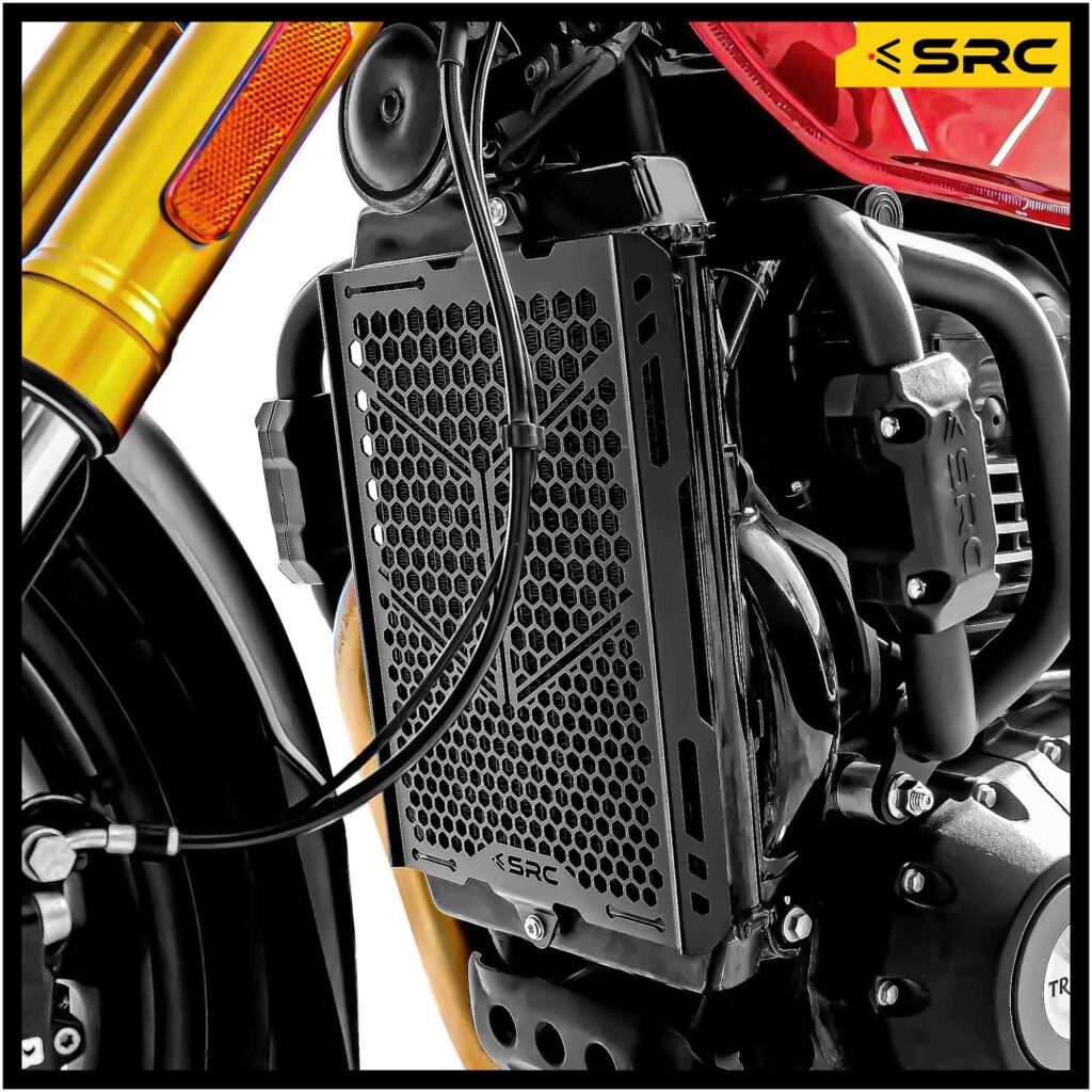 Dg Radiator Shield RADIATOR GUARD FOR TRIUMPH SPEED 400 - SRC THAILAND