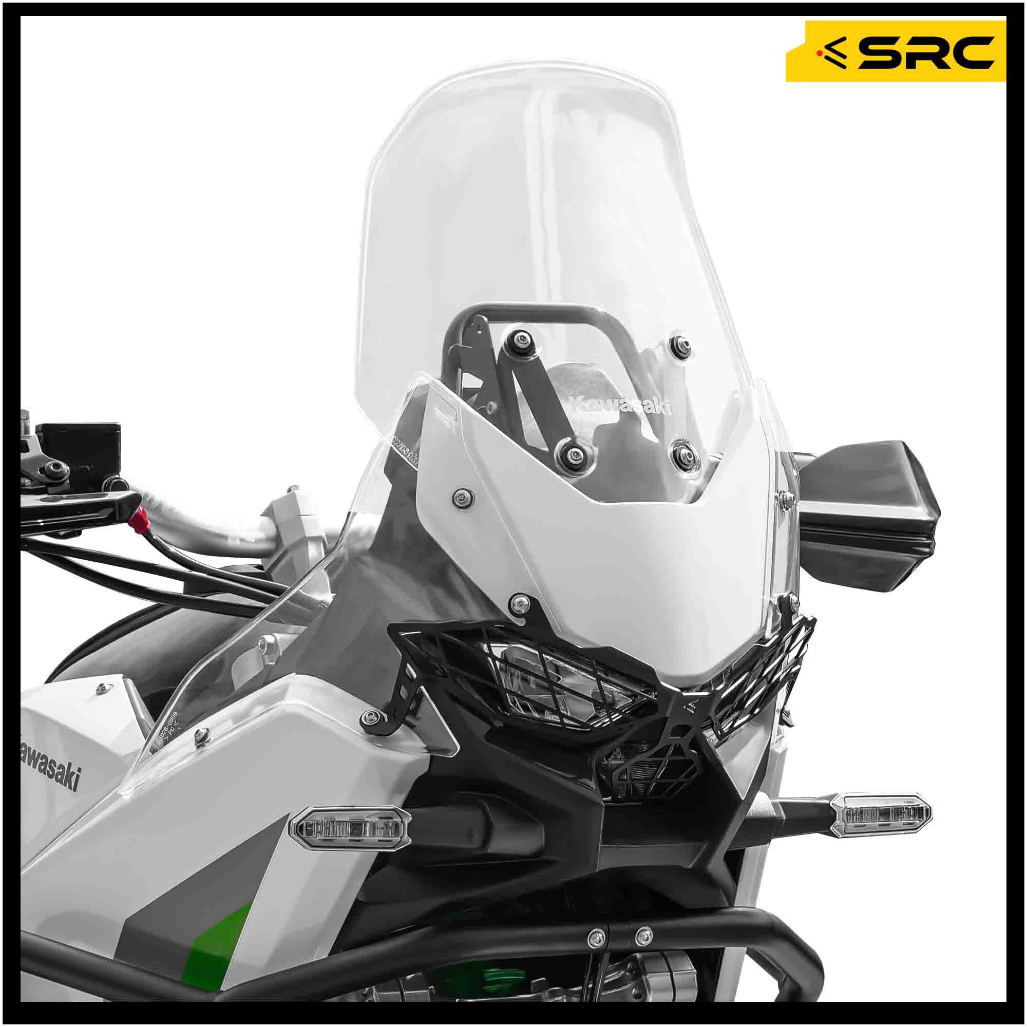 HEADLIGHT GUARD SRC FOR KAWASAKI KLE 500 - Image 2